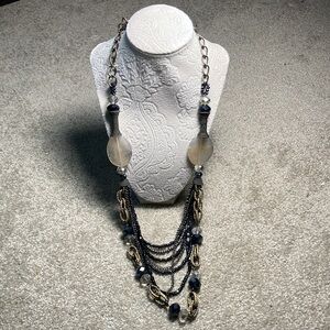 Beaded Multi-Layer Necklace